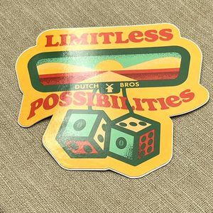 unisex Dutch Bros Possibilities sticker